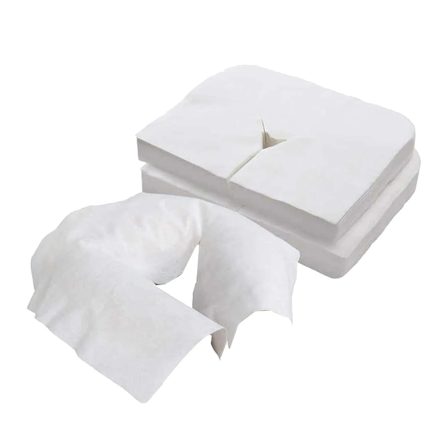 100 Disposable Covers for Headrests in Beauty Treatment Settings, Y Shape