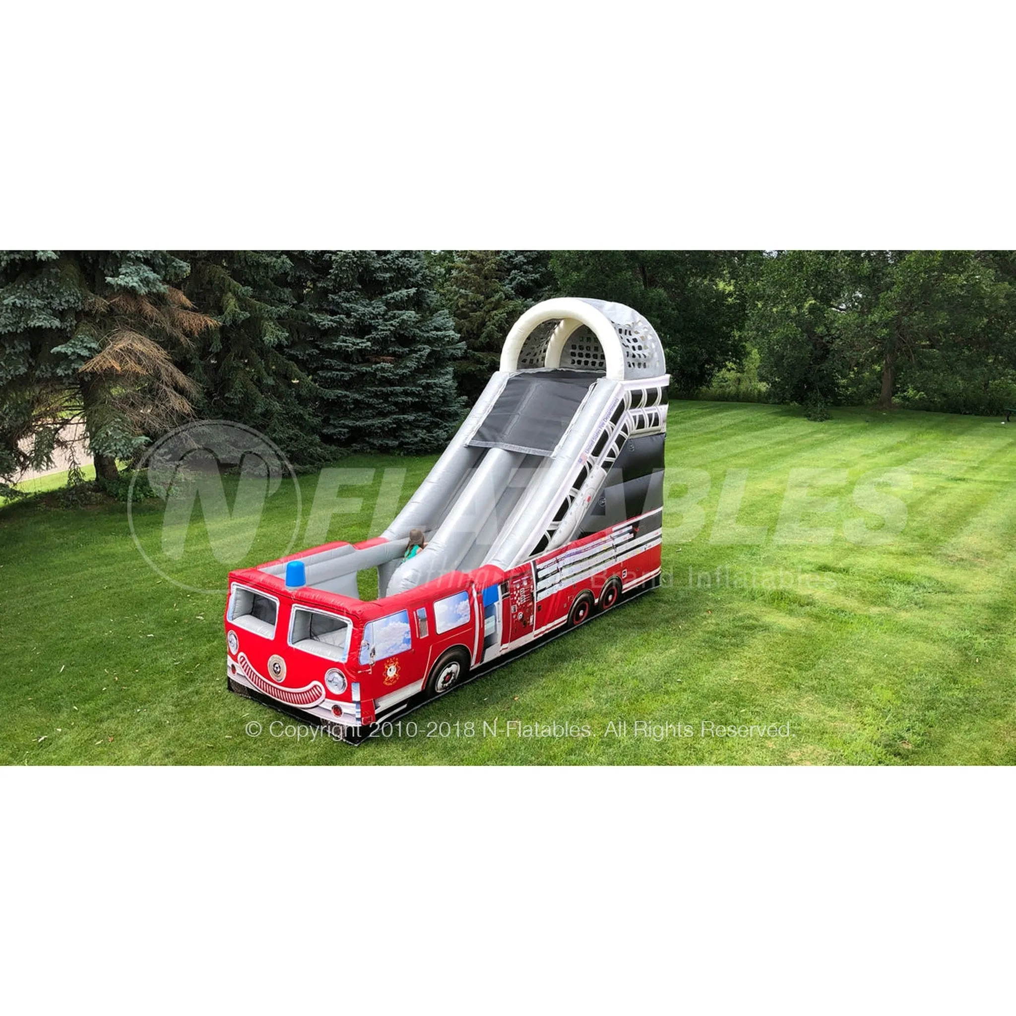 15' Lil Pumper Fire Truck Slide