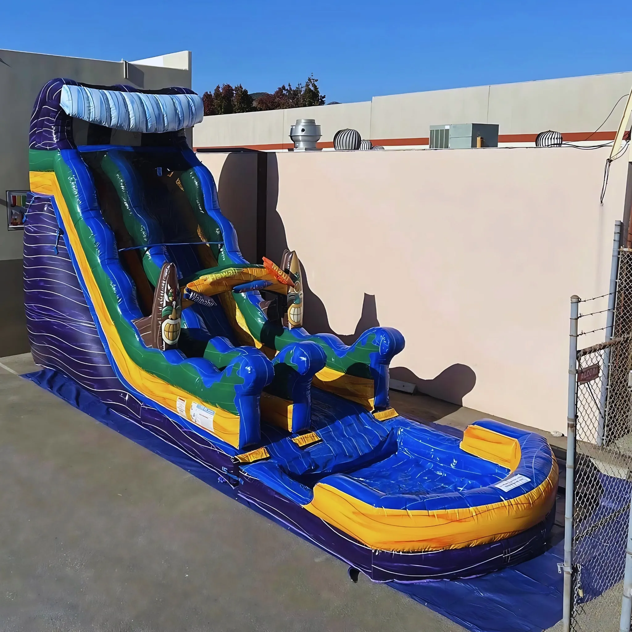 19' Hawaiian Wet/Dry Slide