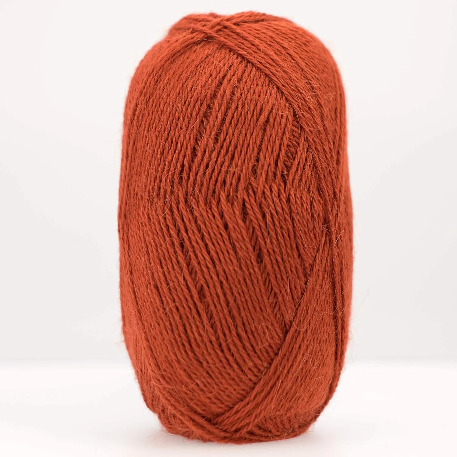 (3 Small Gorgeous Skeins) Alpaca Yarn Blend Umayo [657 Yards Total], #2 Fingering (Rust)