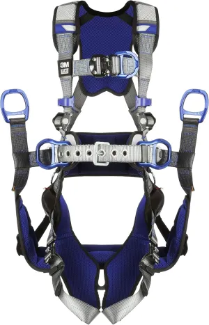 3M DBI-Sala ExoFit X200 Comfort Tower Climbing/Positioning/Suspension Safety Harness 1402137, Large