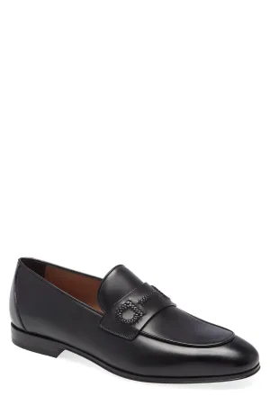 $750 SALVATORE FERRAGAMO - *ROST * Braided Gancini Loafer - 11.5 EEE US