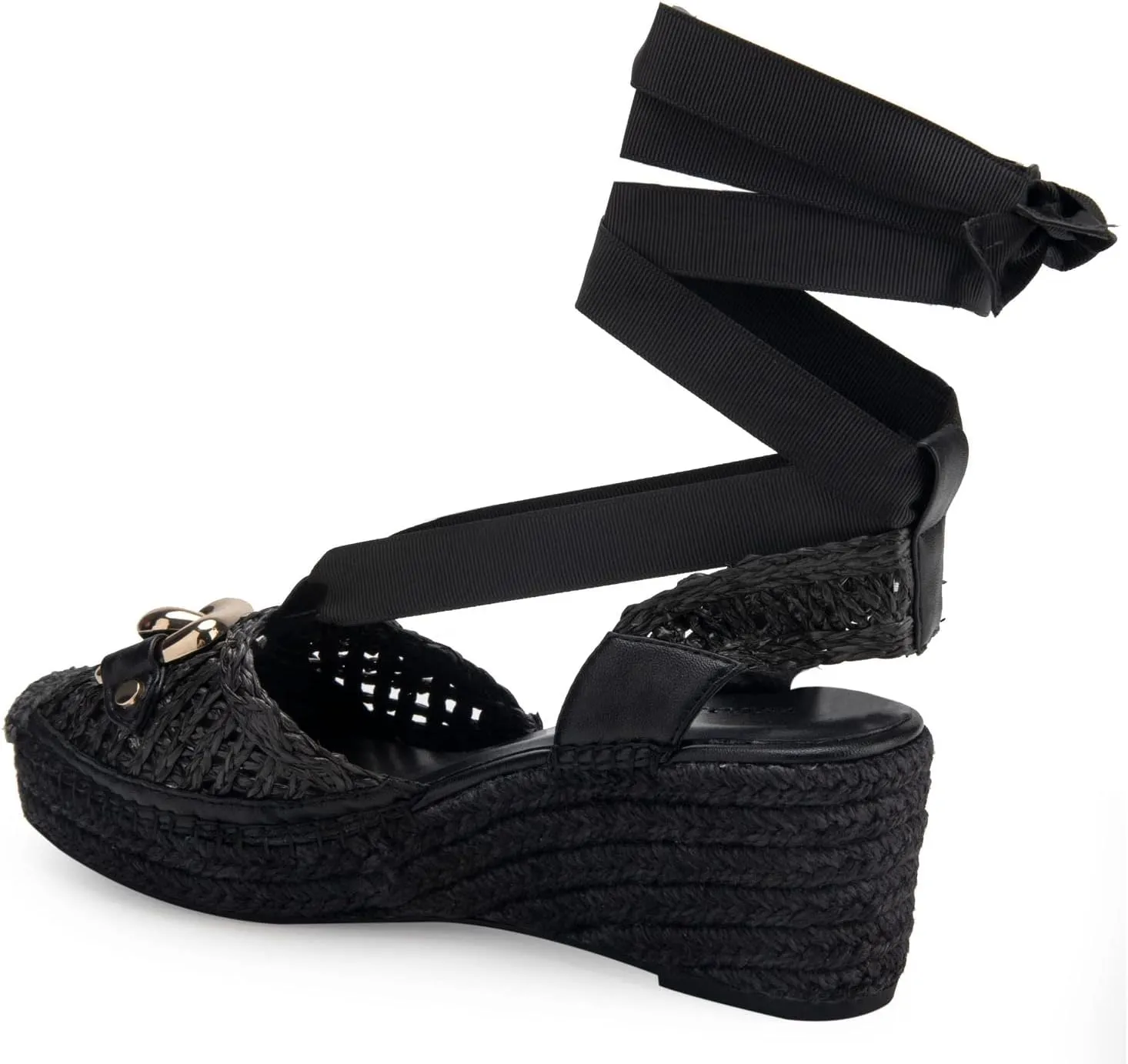 Aerosoles Women's Scarlett Raffia Espadrille Wedge Sandal