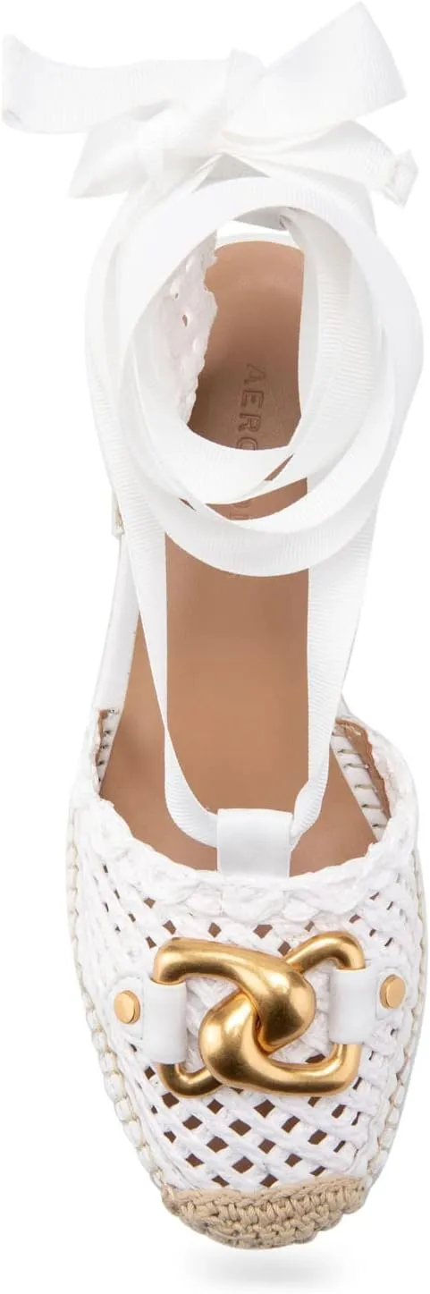 Aerosoles Women's Scarlett Raffia Espadrille Wedge Sandal