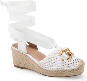 Aerosoles Women's Scarlett Raffia Espadrille Wedge Sandal