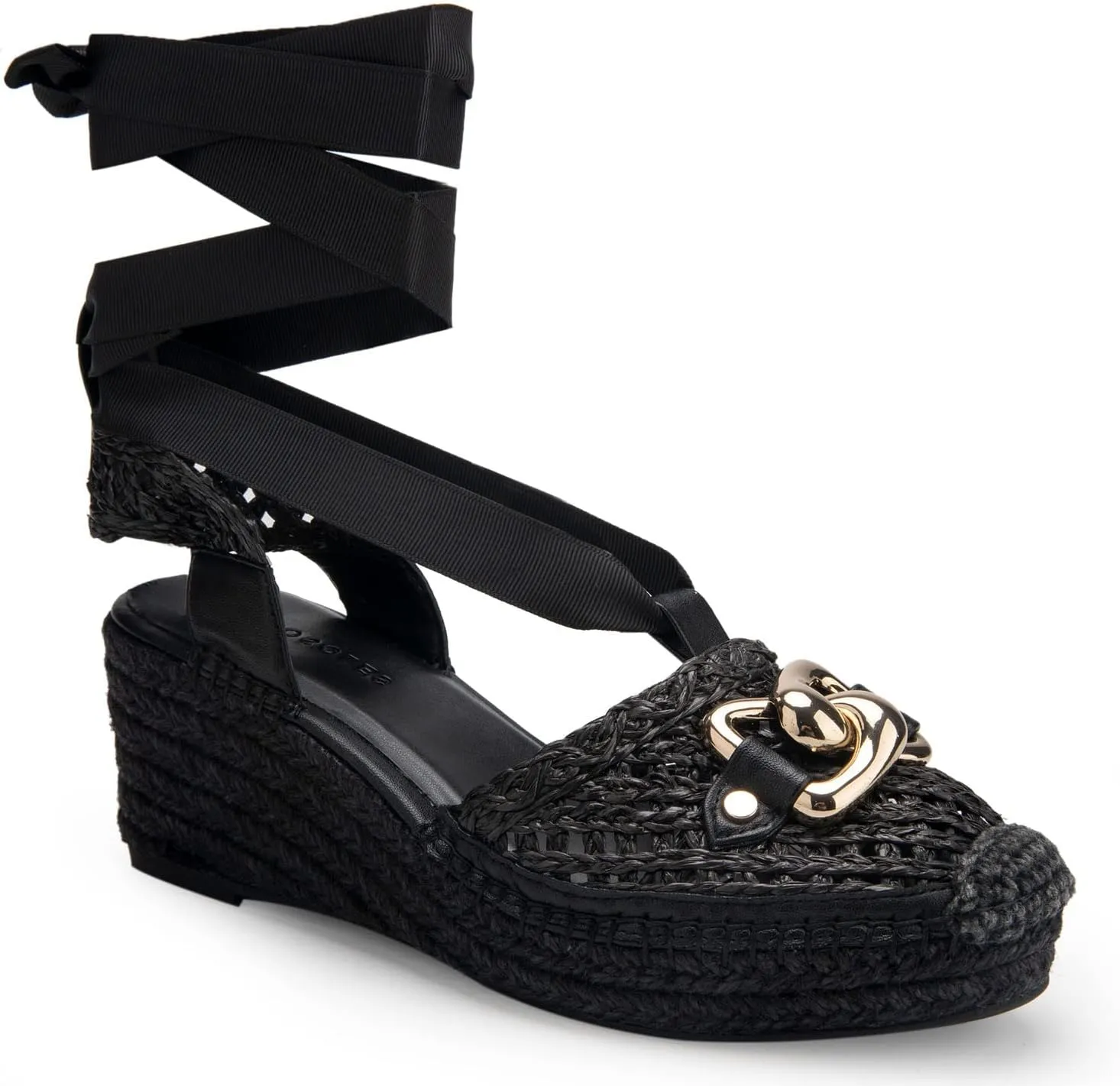Aerosoles Women's Scarlett Raffia Espadrille Wedge Sandal