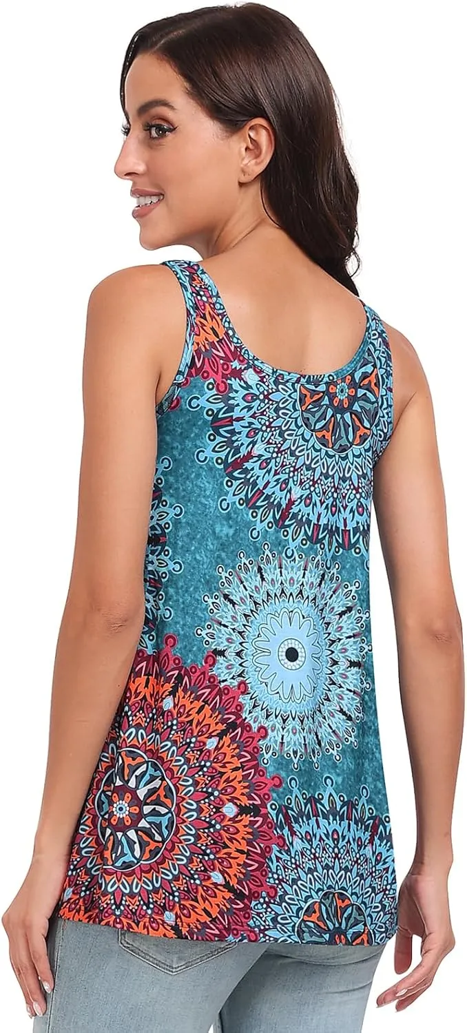 Air Curvey Tank Tops for Women Build in Bra Casual Flowy Tank Pleated Loose Fit S-XXXXL