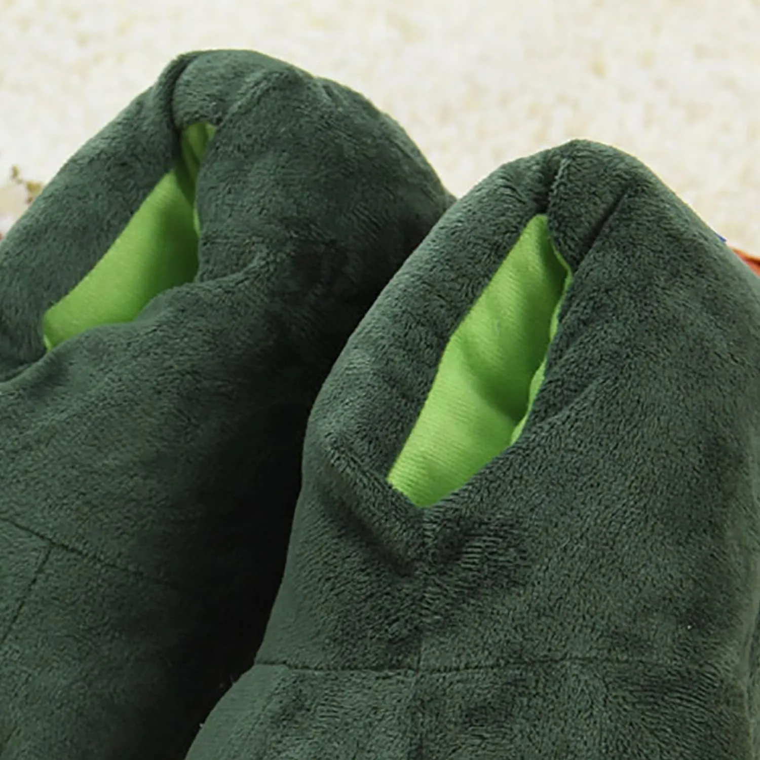 Animal paws plush cotton slippers men and women universal soft paws home cotton shoes
