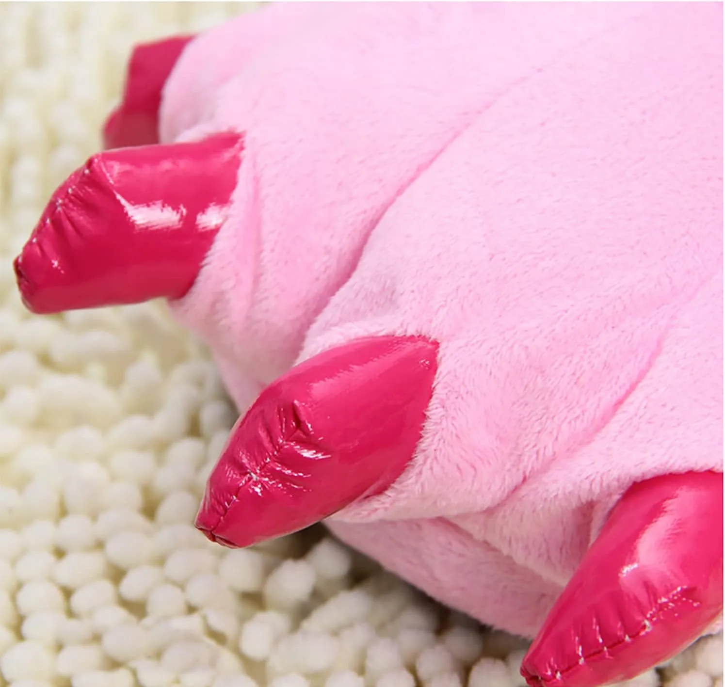 Animal paws plush cotton slippers men and women universal soft paws home cotton shoes