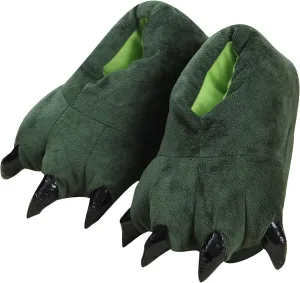 Animal paws plush cotton slippers men and women universal soft paws home cotton shoes