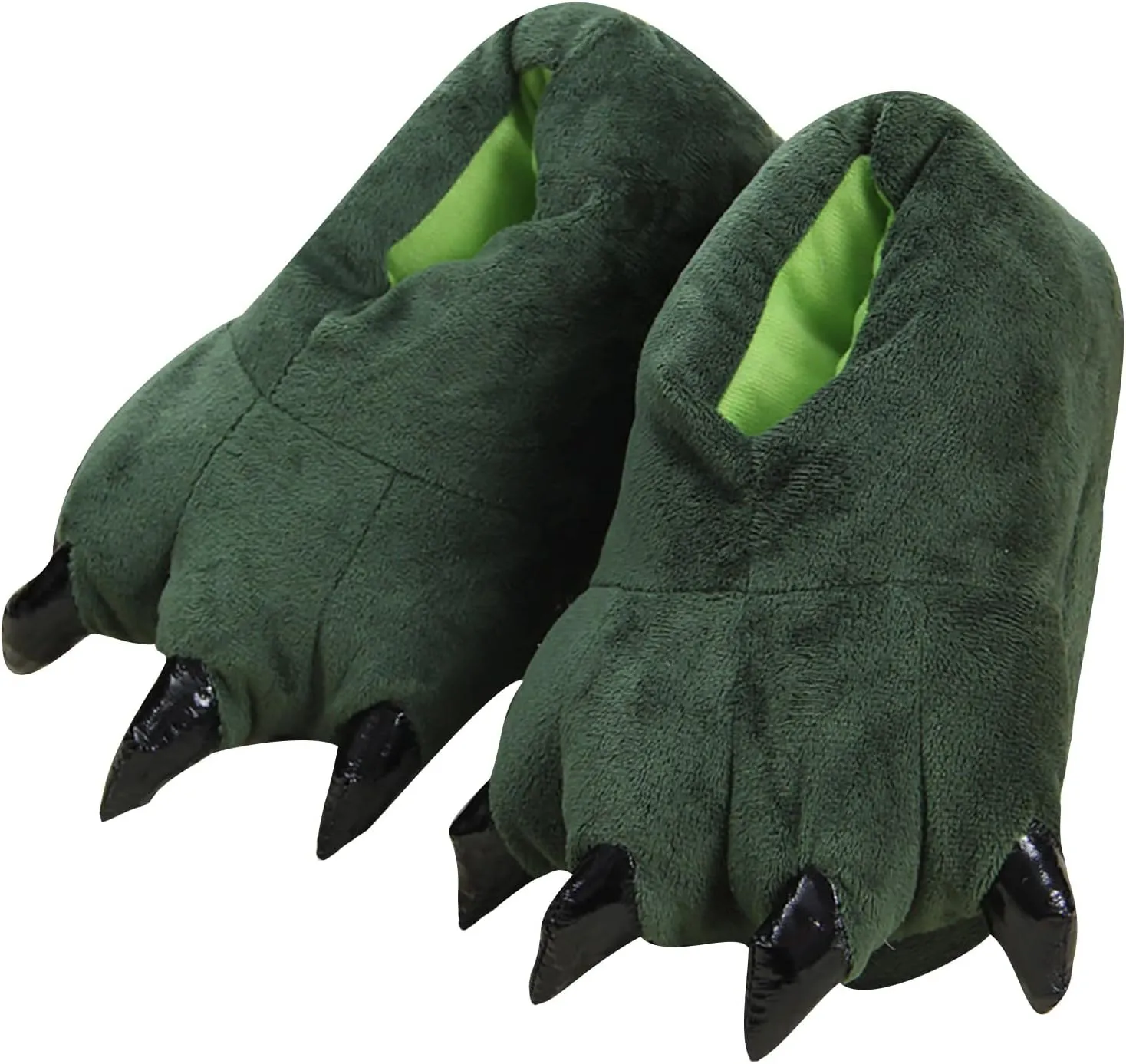 Animal paws plush cotton slippers men and women universal soft paws home cotton shoes