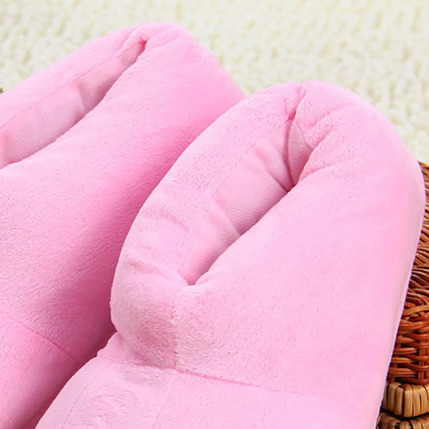 Animal paws plush cotton slippers men and women universal soft paws home cotton shoes