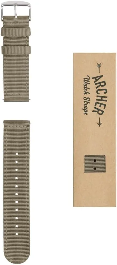 Archer Watch Straps - Premium Nylon Quick Release Watch Bands