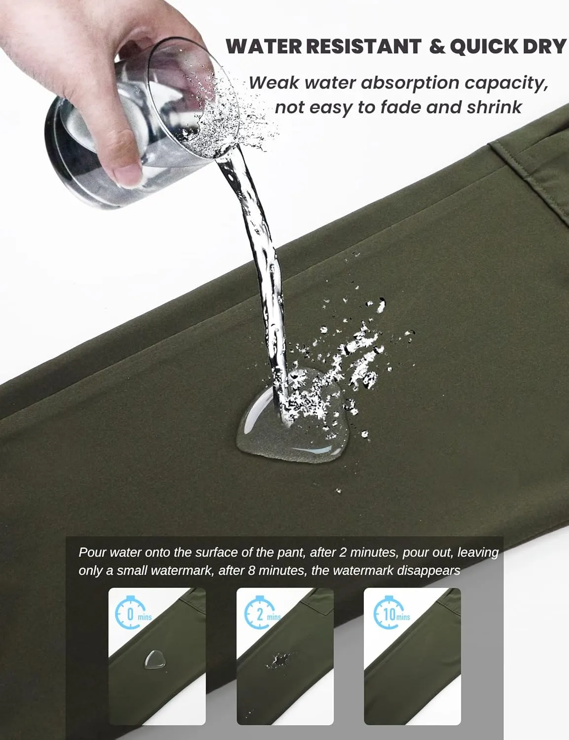 Arunlluta Hiking Pants Women Lightweight Cargo Pants Quick Dry Joggers for Women with Pockets Water-Resistant Travel Pants