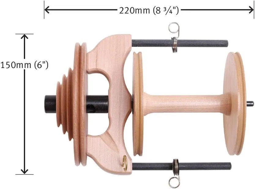 Ashford Sliding Hook Flyer - Jumbo Single Drive Unfinished