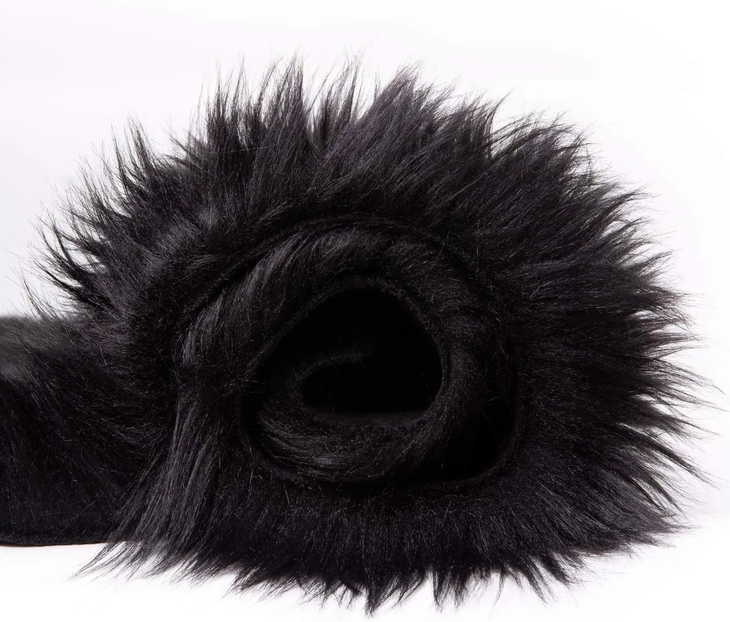 Ashler Faux Fur Rug, Black Area Rugs, Fluffy Sheepskin Fur Rug, Fuzzy Ultra Soft 2 x 3 Ft Rugs, Machine Washable Shag Rug, Nursery Throw Rugs for Bed, Living, Kids Room