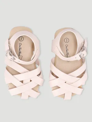 Baby Girls Strappy Sandal - Beige