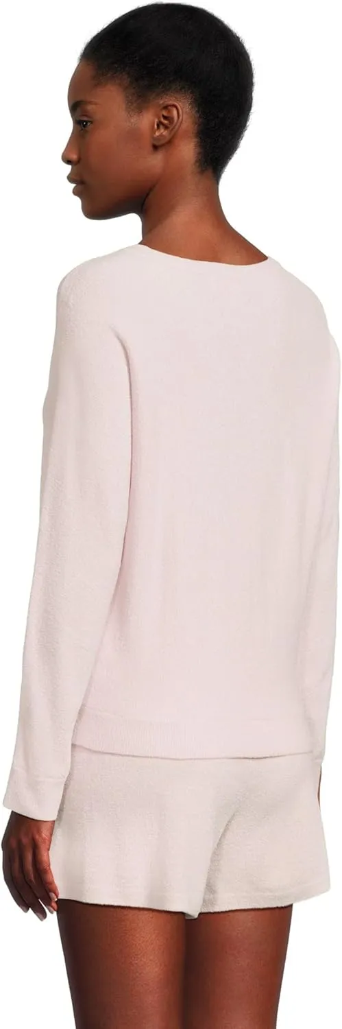 Barefoot Dreams Women's CozyChic Ultra Lite Boatneck Pullover & Short Set