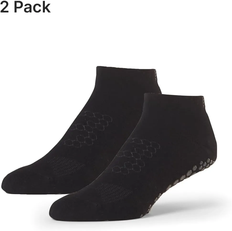 Base 33 Low Rise Grip Socks for Pilates, Yoga, Martial Arts, Lifting and Barre