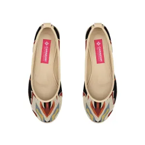 Beige Voyage Round Toe Flame