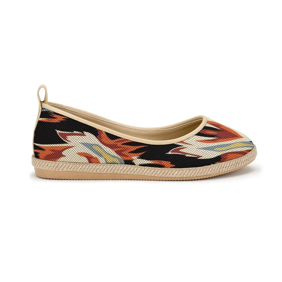 Beige Voyage Round Toe Flame