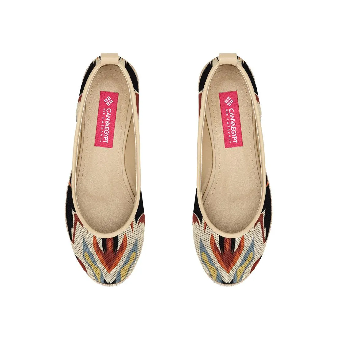 Beige Voyage Round Toe Flame