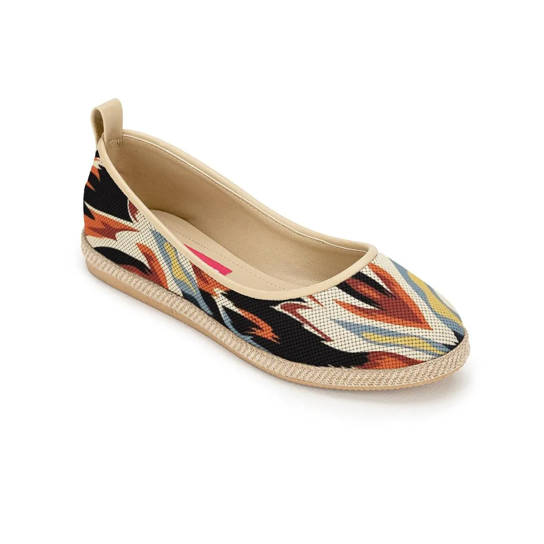 Beige Voyage Round Toe Flame