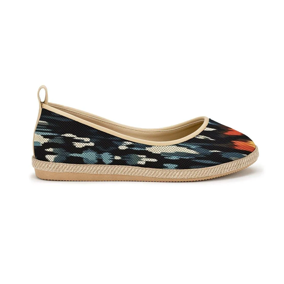 Beige Voyage Round Toe Flamy