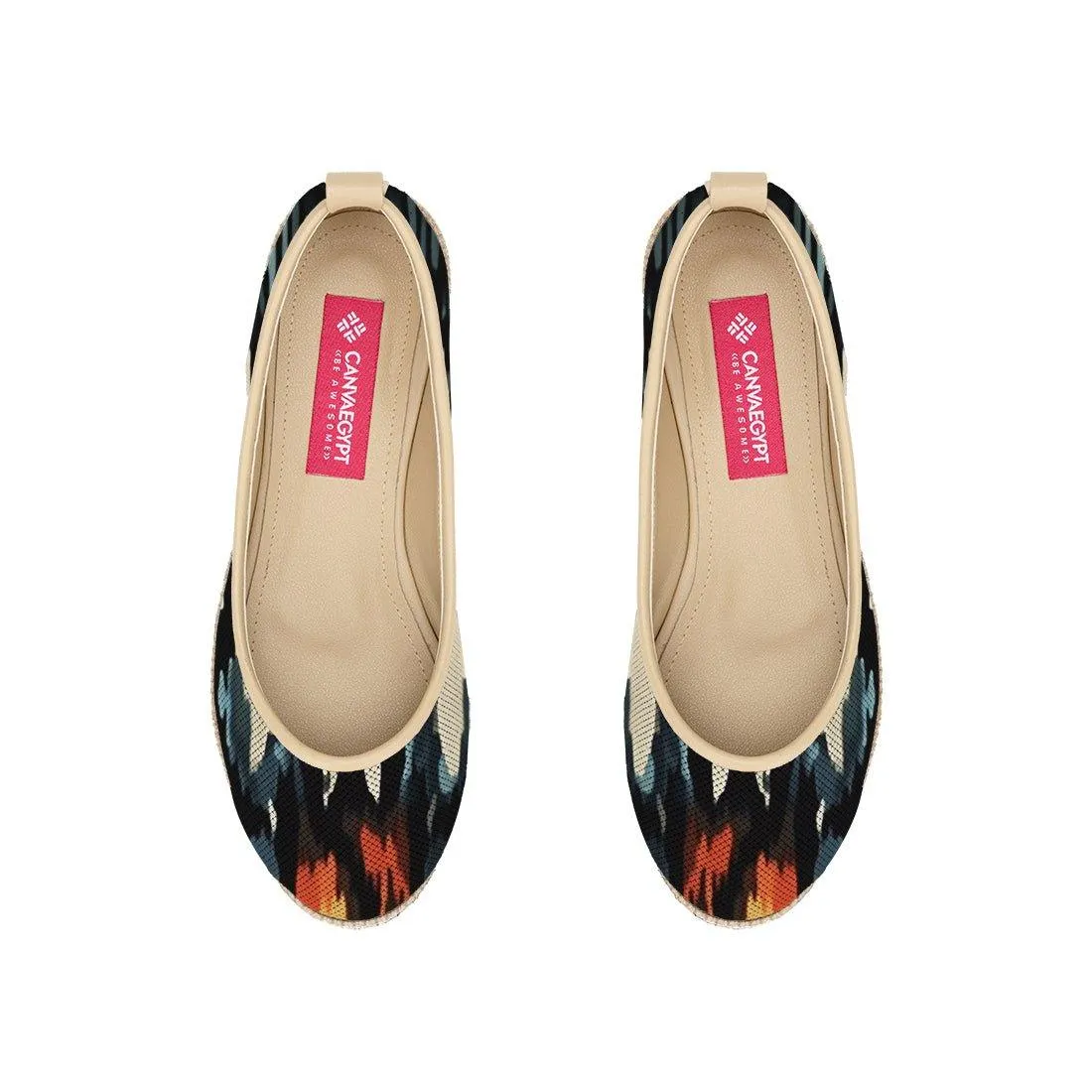 Beige Voyage Round Toe Flamy