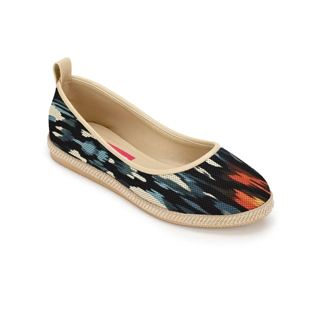 Beige Voyage Round Toe Flamy