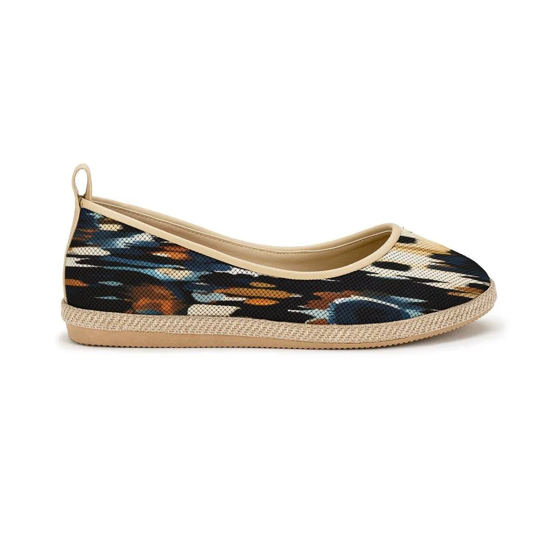 Beige Voyage Round Toe Hazy