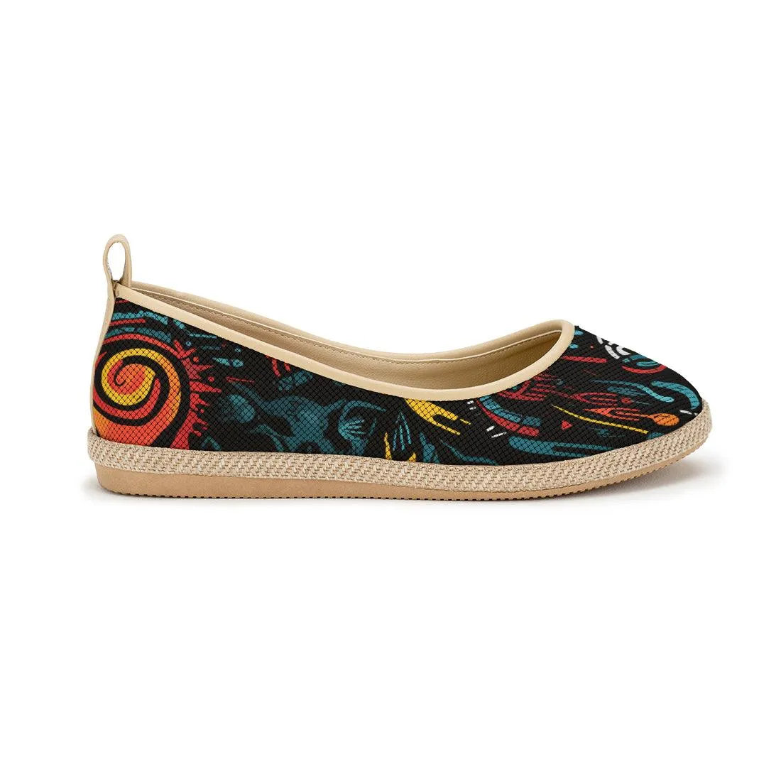 Beige Voyage Round Toe Looming
