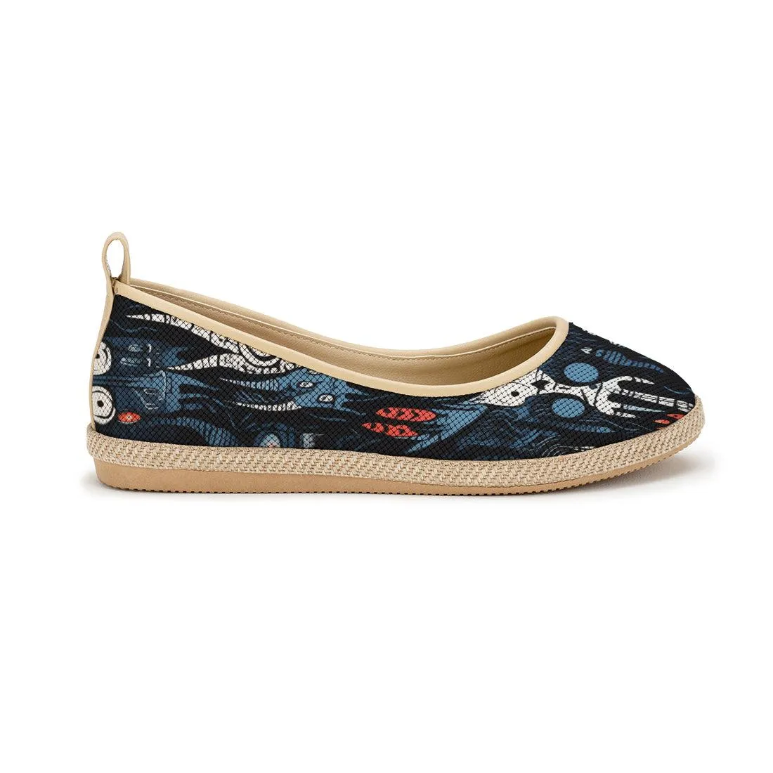 Beige Voyage Round Toe Monster