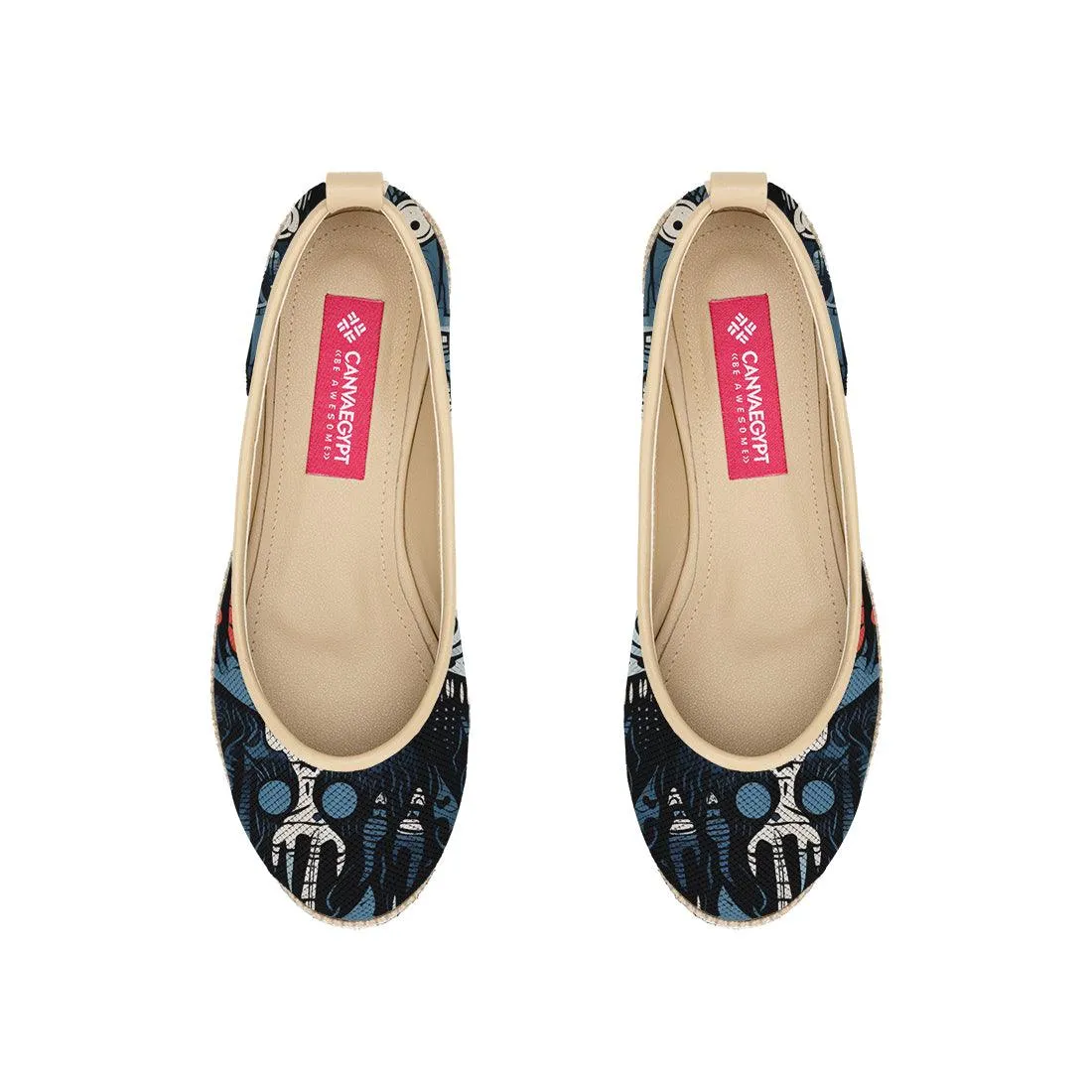 Beige Voyage Round Toe Monster