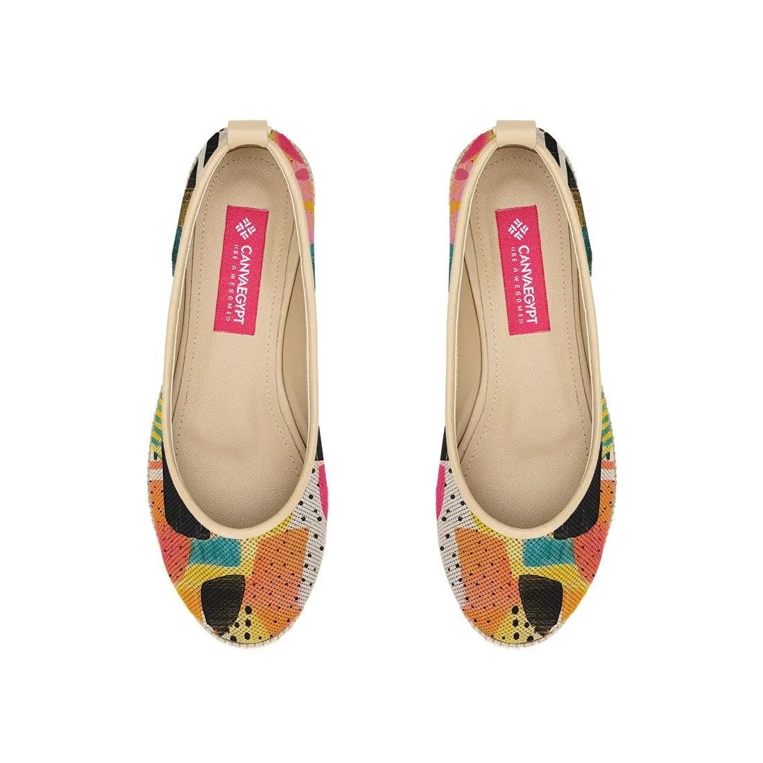 Beige Voyage Round Toe Paint