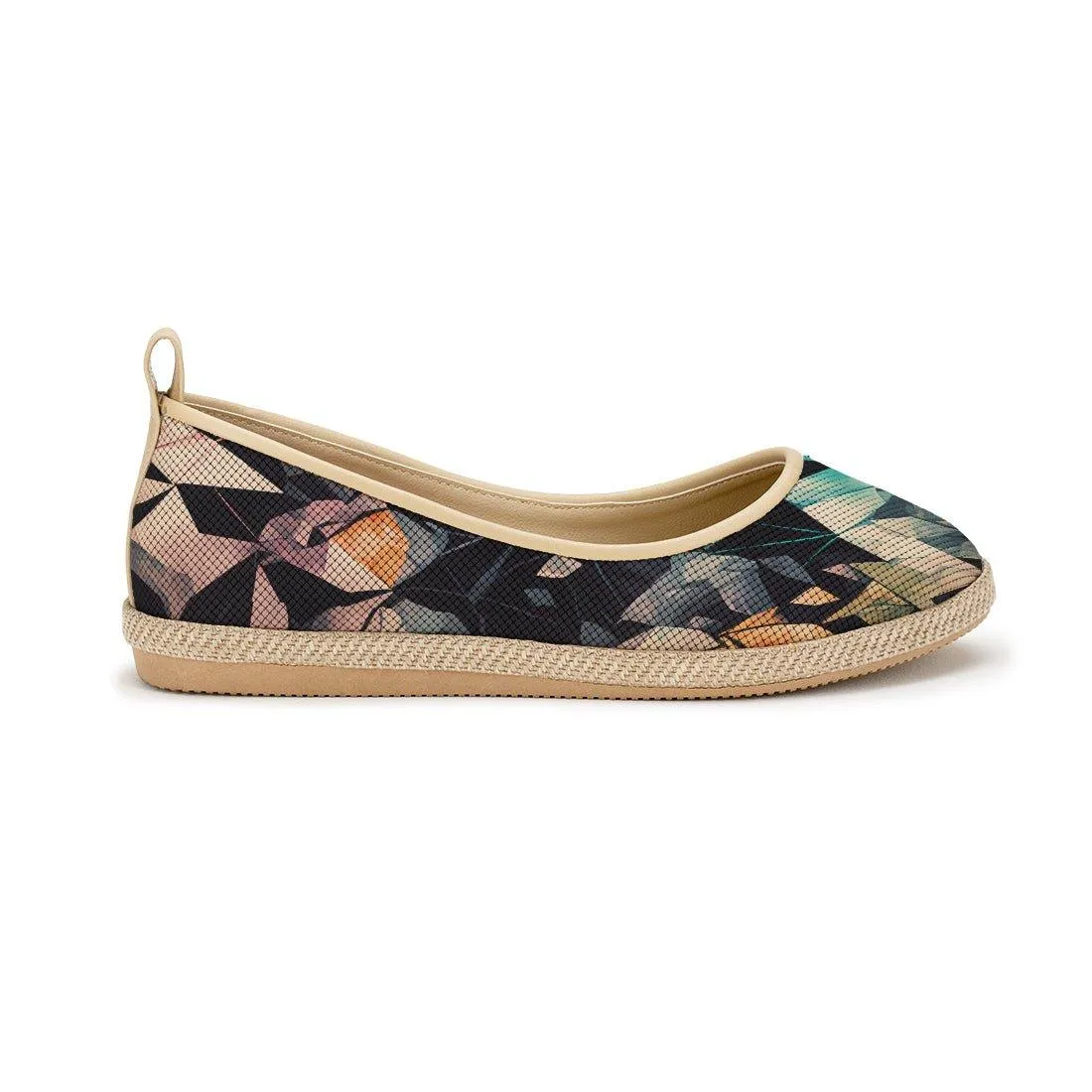 Beige Voyage Round Toe Reflect