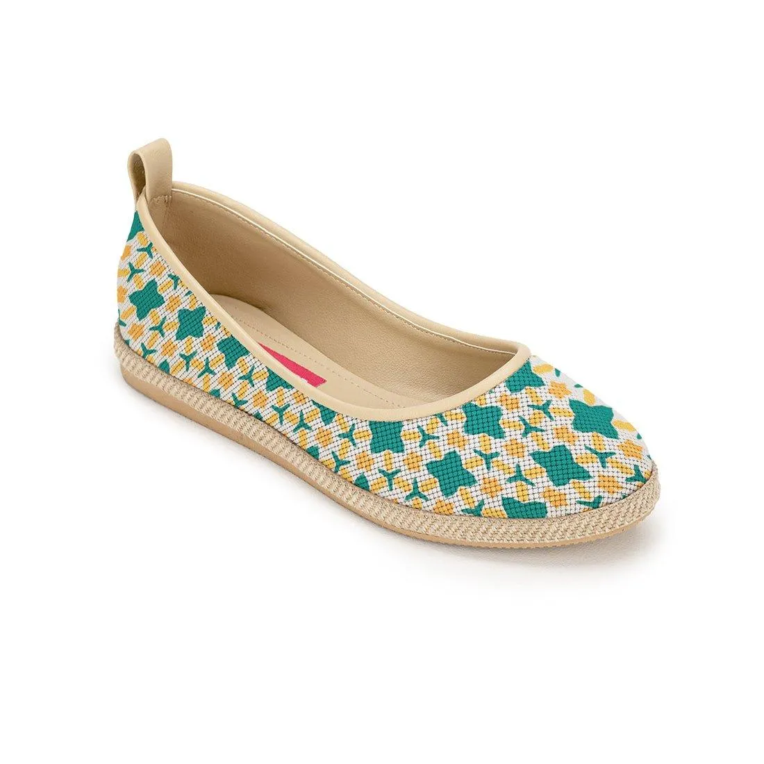 Beige Voyage Round Toe Stars