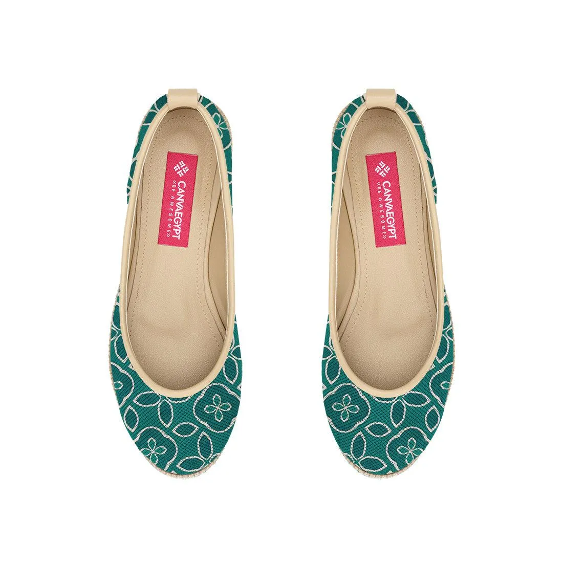Beige Voyage Round Toe Structures