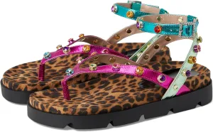 Betsey Women's Conley Sandal, Metallic Multi, 9.5