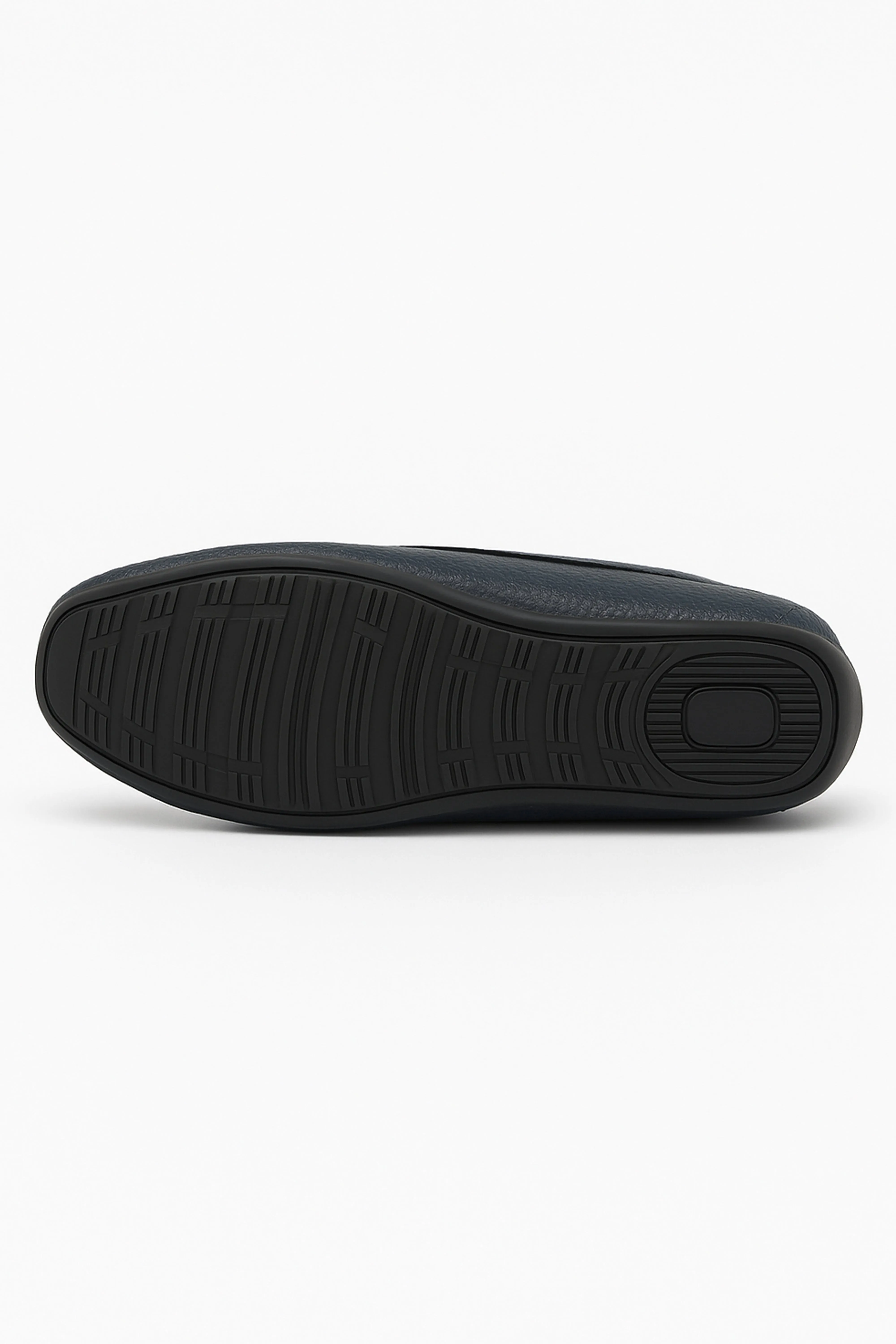 Boys Leather Penny Loafer - HUGO - Navy Blue