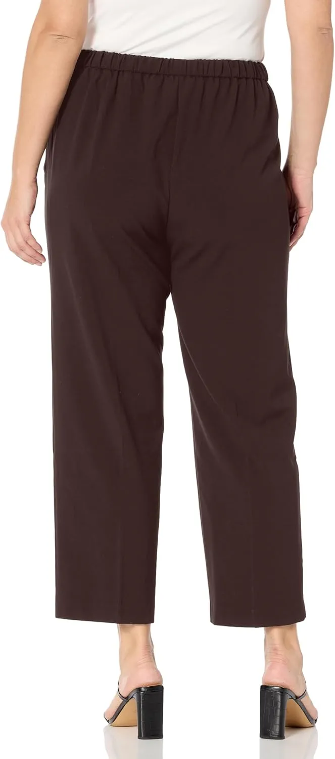 Briggs New York Women's Petite Pull on Dress Pant Average & Short Length