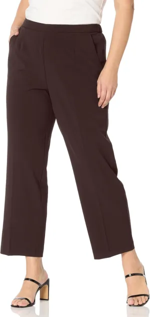 Briggs New York Women's Petite Pull on Dress Pant Average & Short Length