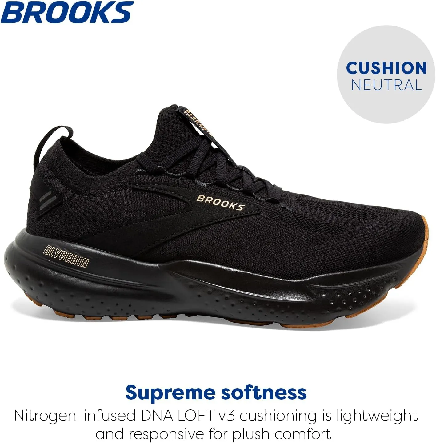 Brooks Men’s Glycerin Stealthfit 21 Neutral Running Shoe