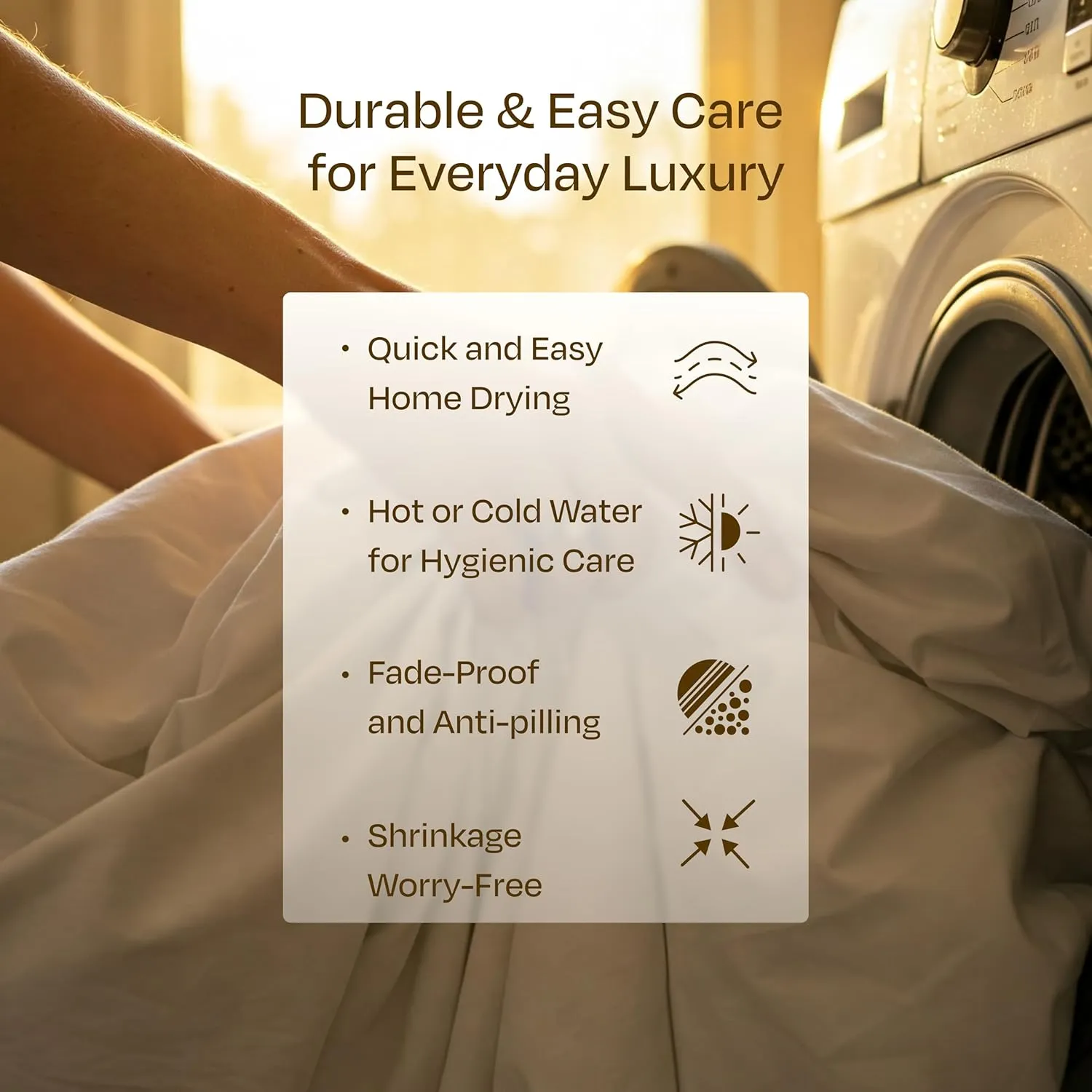 California Design Den Luxury 800 Thread Count King Size Sheets Set - 100% Cotton Sheets, Soft Sateen, Deep Pockets with Anti Skid Elastic for a Snug Fit, Cool & Durable Bedding Set - White