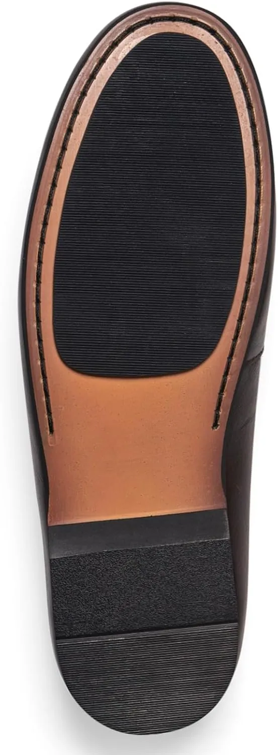 Carlos Santana Planeo Slides for Men | Leather Footbed | Rubber Outsole