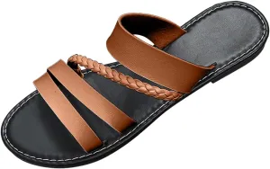 Casual Dress Women's Sandals 2025 Summer Home Household Indoor Slip Thick Soled PVC Women Slippers