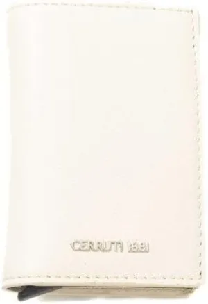 Cerruti 1881 Beige Leather Men Men's Wallet