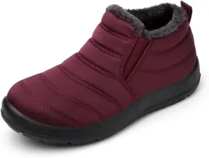 Cheval Winter Snow Boots for Women, Fur Lined Warm Ankle Booties, Outdoor Anti-slip Waterproof Comfortable Short Boot, Botas De Invierno Para Mujert