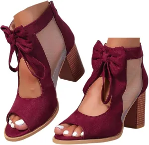 Chunky Heels For Women Wedding Low Heels Classic Open Toe Ankle Strap Block Heel Holiday Party Dress Pumps Shoes 2025