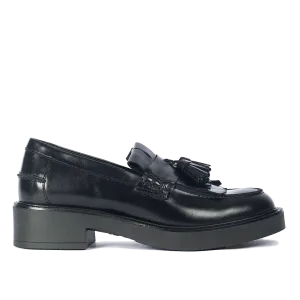 Chunky Penny loafer with fringe and tassel detail